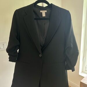 Black oversized blazer H&M